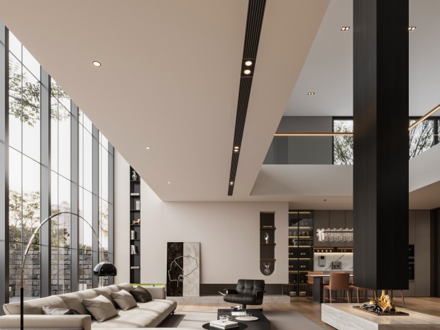 洛陽保利林語溪頂復(fù)裝修案例